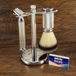 Deluxe Safety Razor Shaving Set